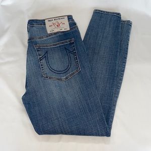 True Religion Halle High Rise Super Skinny Jeans Size 30